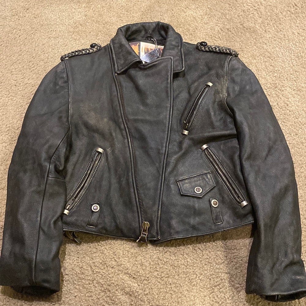 Z. Cavaricci Genuine Leather Vintage Jacket